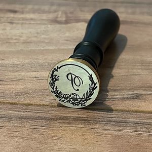Artisaire Wax Seal Stamp, Letter P in Script